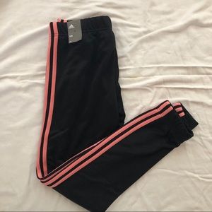 Black Slim-Fit Adidas Sweat Pants